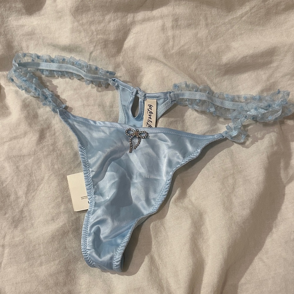 For Love and Lemons Satin Thong